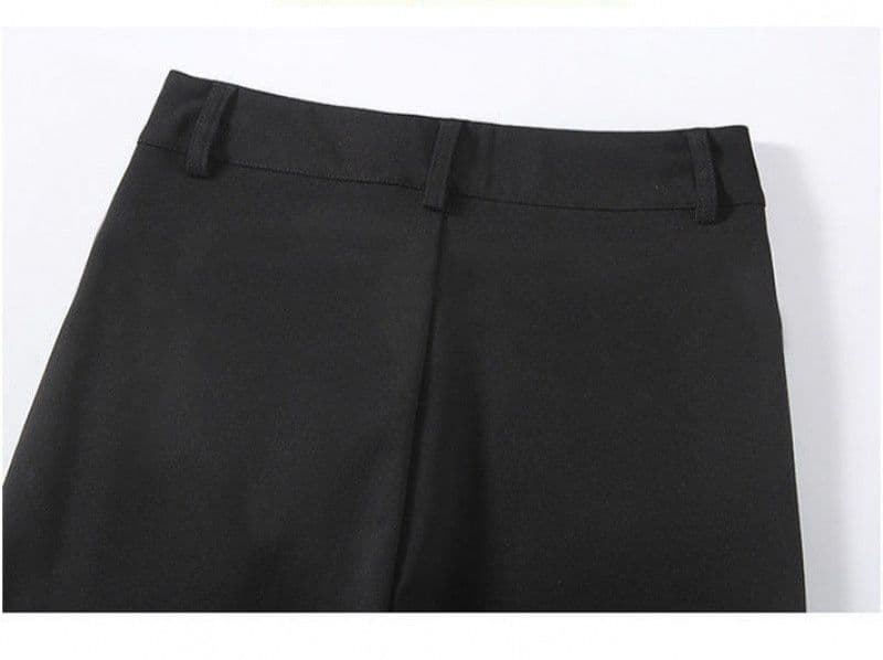 フレアパンツ すっきり美脚フレアパンツ