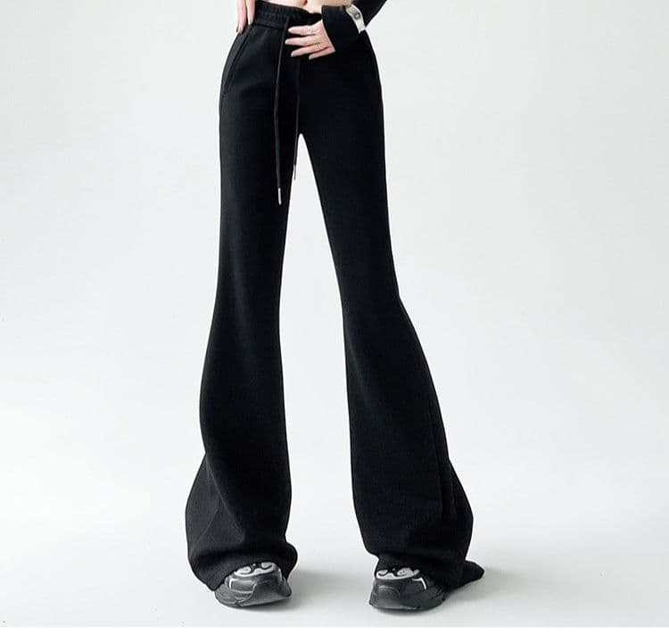 フレアパンツ リラックスフレアスウェットパンツ