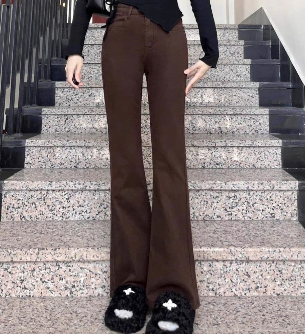 フレアパンツ 究極の美脚フレアデニム