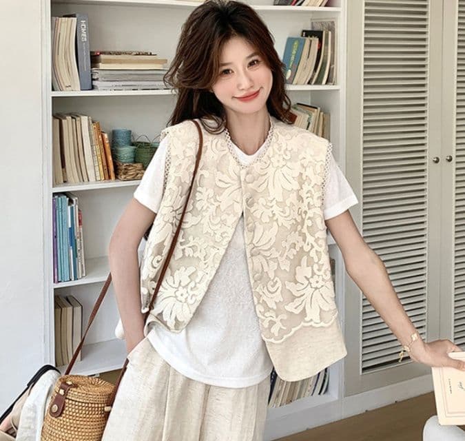 フレアパンツ 刺繍ベスト付きフレアパンツスーツ