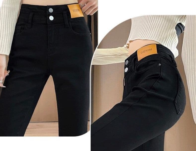 フレアパンツ 美脚効果抜群フレアデニム