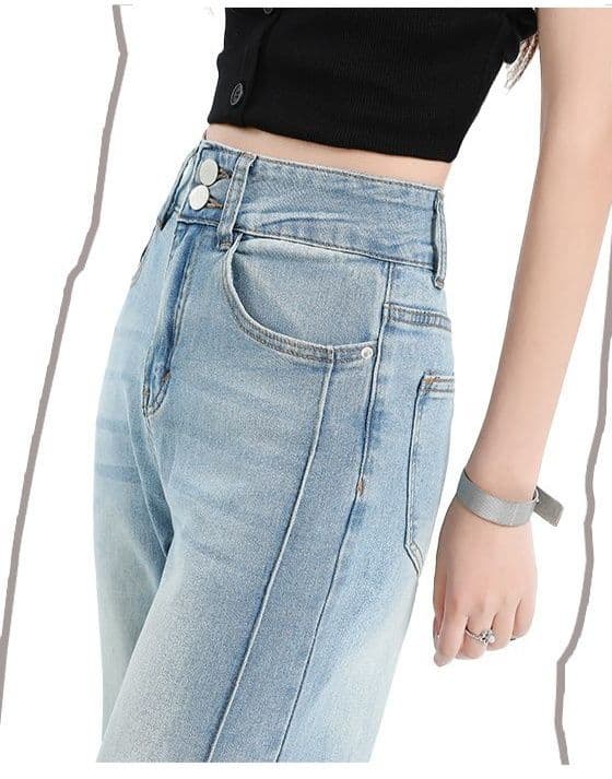 フレアパンツ 美脚効果抜群フレアデニム