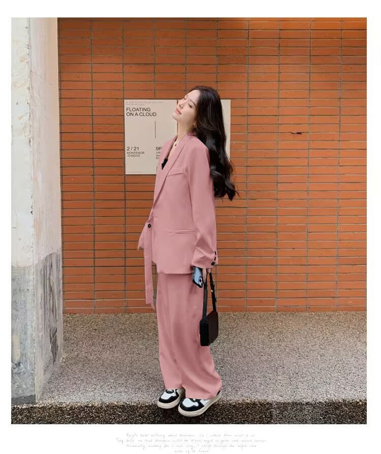 フレアパンツ ゆったりシルエット フレアパンツスーツ