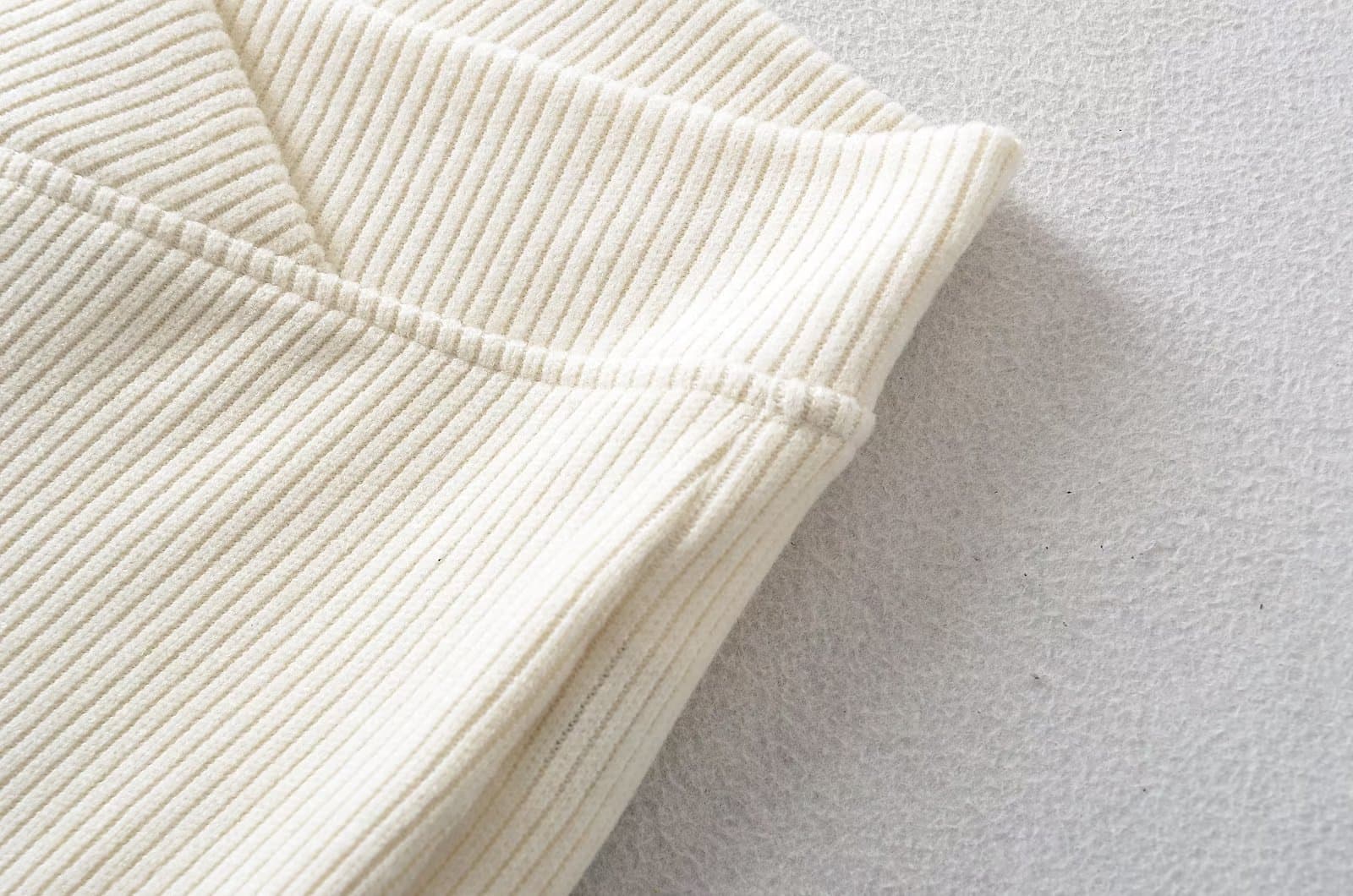 フレアパンツ リブニットフレアパンツ