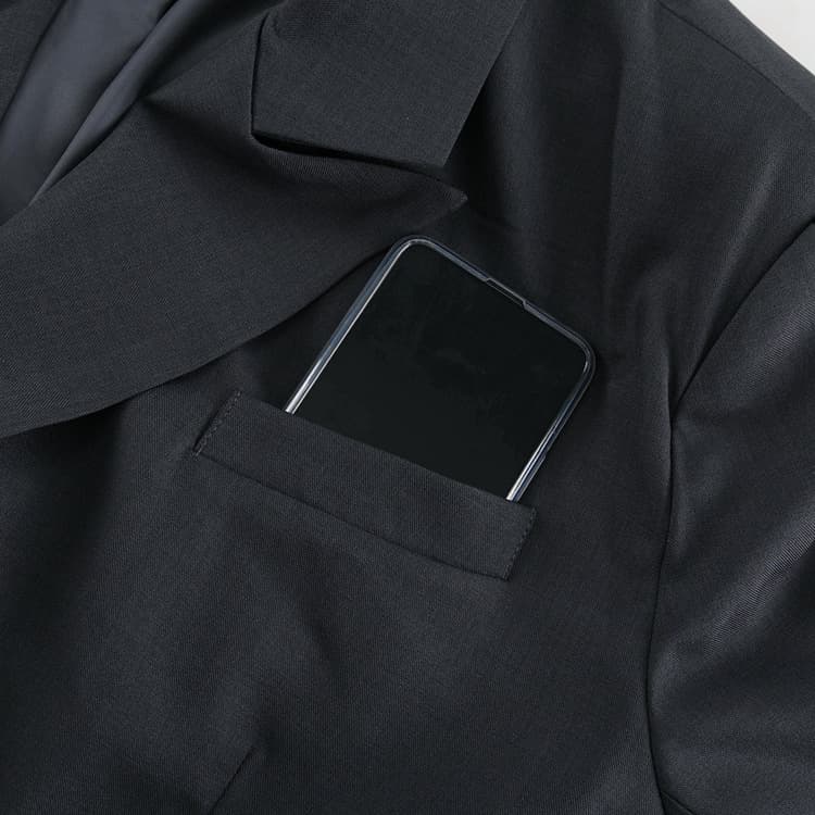 フレアパンツ 現代風ゆったりフレアパンツスーツ