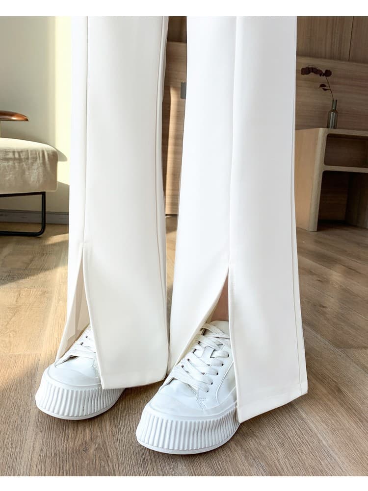 フレアパンツ すっきり美脚フレアパンツ