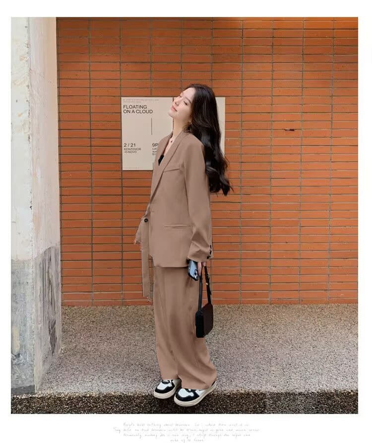 フレアパンツ ゆったりシルエット フレアパンツスーツ