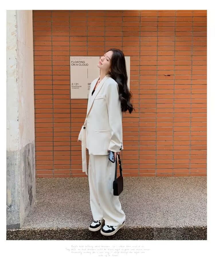 フレアパンツ ゆったりシルエット フレアパンツスーツ