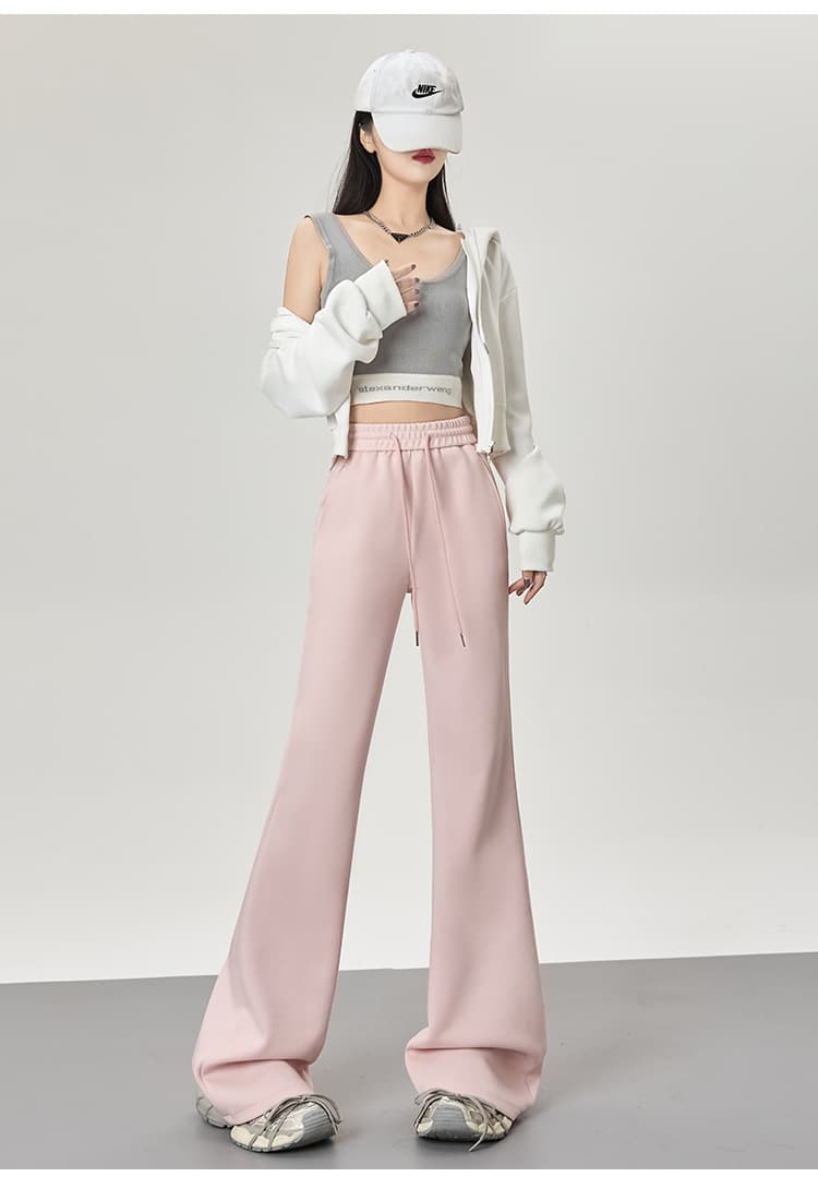 フレアパンツ リラックスフレアスウェットパンツ