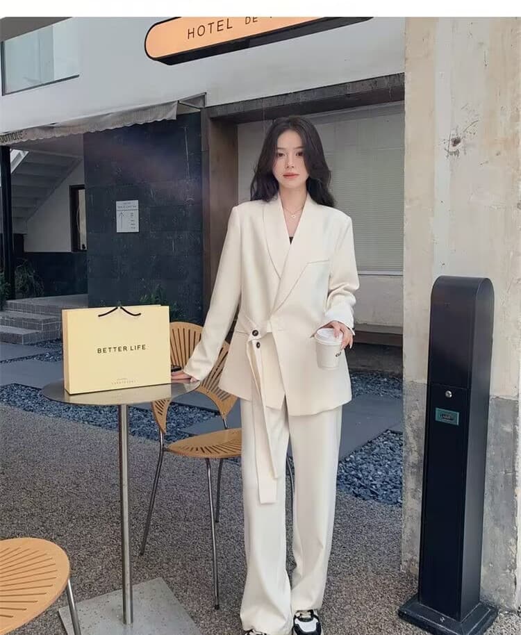 フレアパンツ ゆったりシルエット フレアパンツスーツ