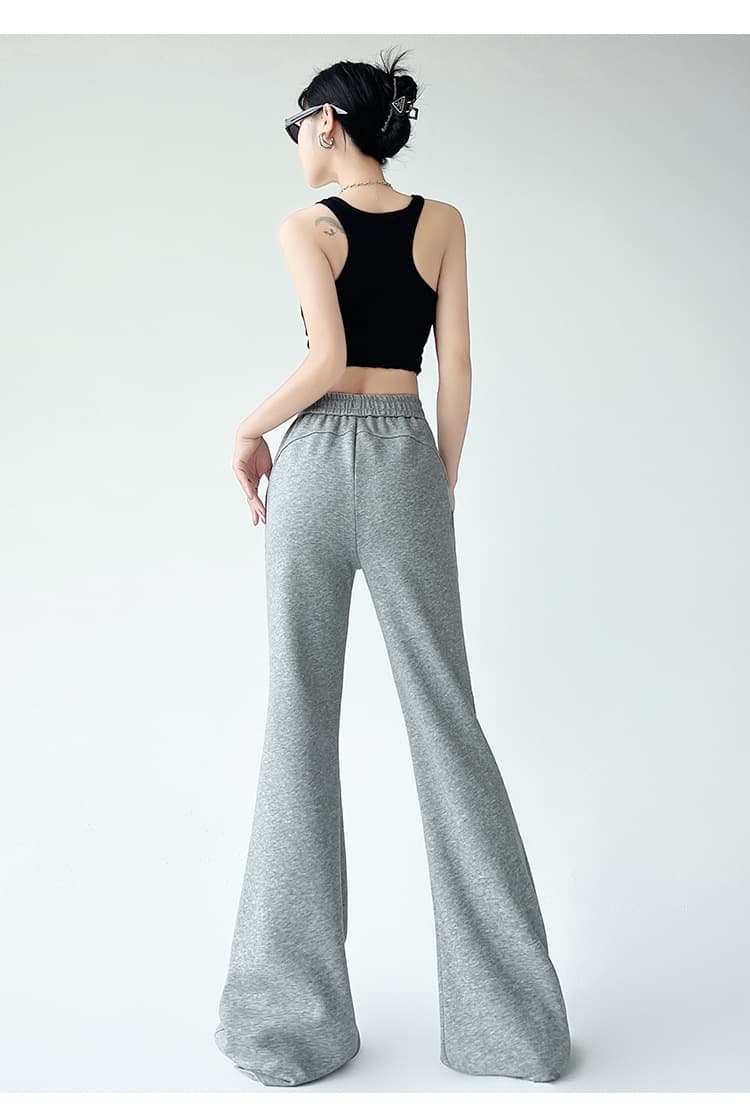 フレアパンツ リラックスフレアスウェットパンツ
