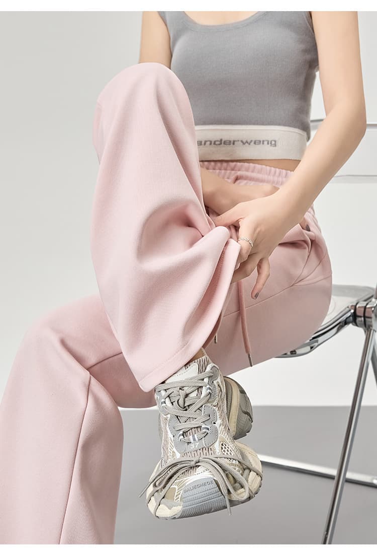 フレアパンツ リラックスフレアスウェットパンツ