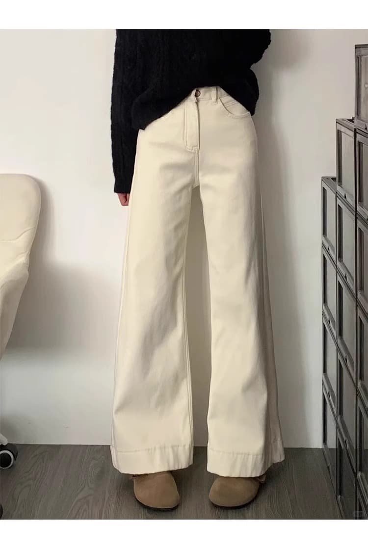 フレアパンツ すっきりシルエットフレアパンツ