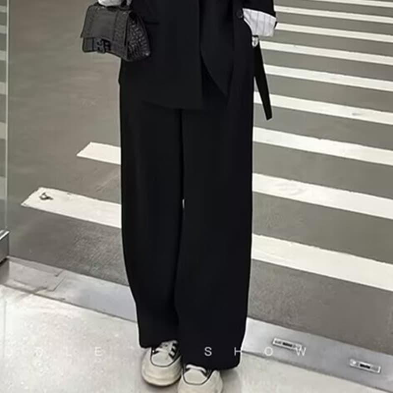 フレアパンツ ゆったりシルエット フレアパンツスーツ