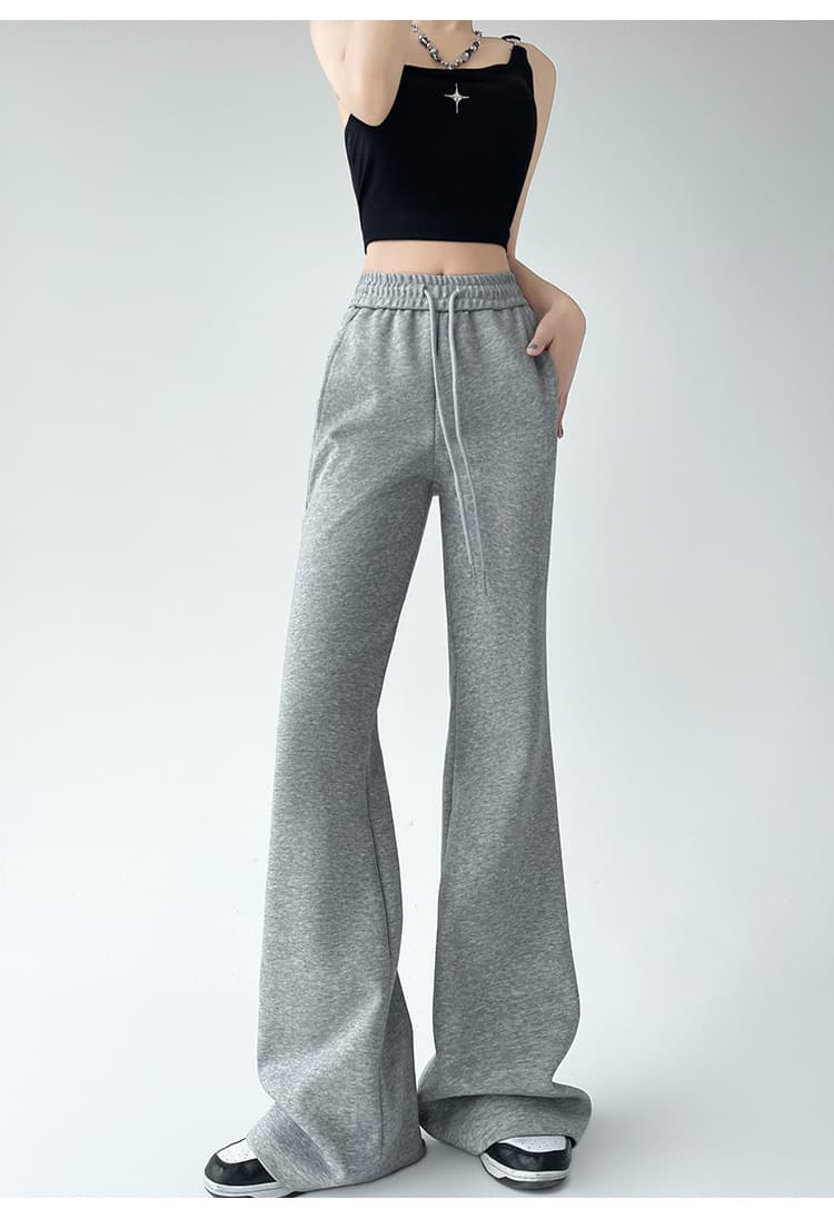 フレアパンツ リラックスフレアスウェットパンツ