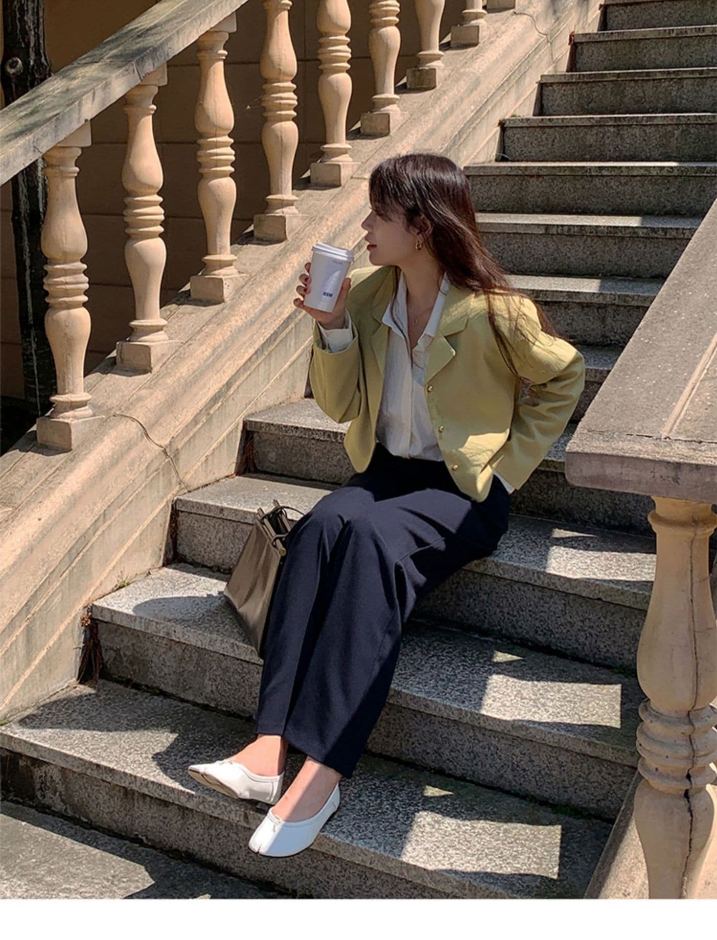 フレアパンツ 洗練フレアスラックス