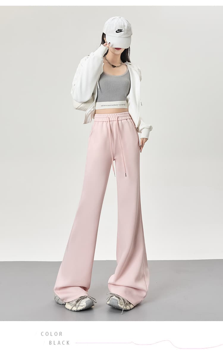 フレアパンツ リラックスフレアスウェットパンツ