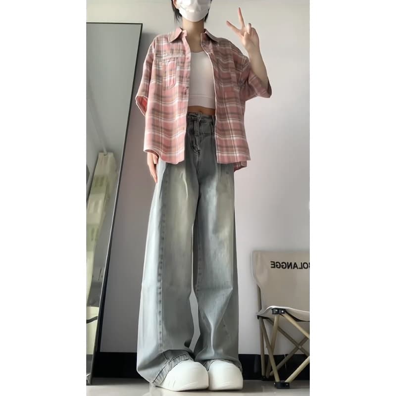 フレアパンツ すっきりシルエットフレアデニム