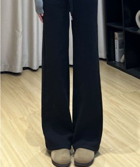 フレアパンツ リラックスフレアスウェットパンツ