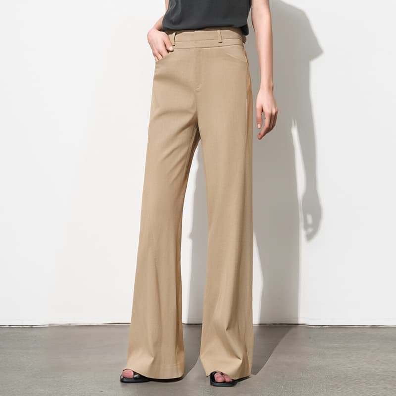 フレアパンツ 美しいシルエット フレアパンツ
