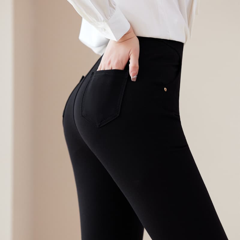 フレアパンツ 美脚効果抜群フレアパンツスーツ