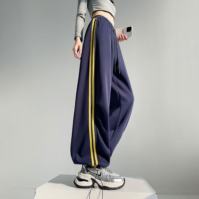 フレアパンツ ゆったりラインフレアスウェットパンツ