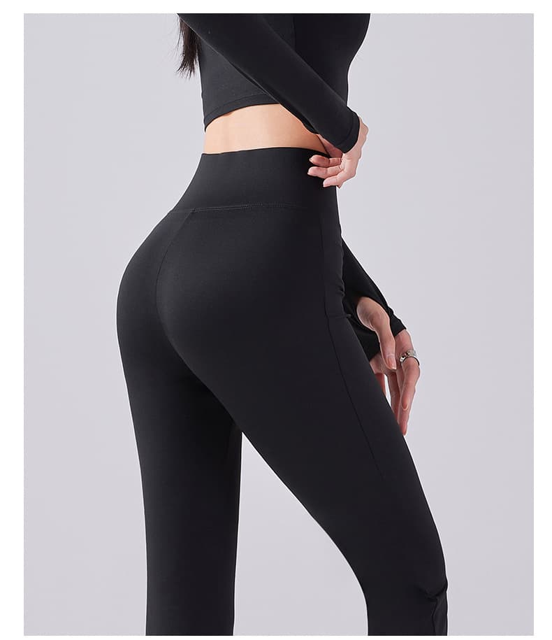 フレアパンツ 上質美脚フレアパンツ