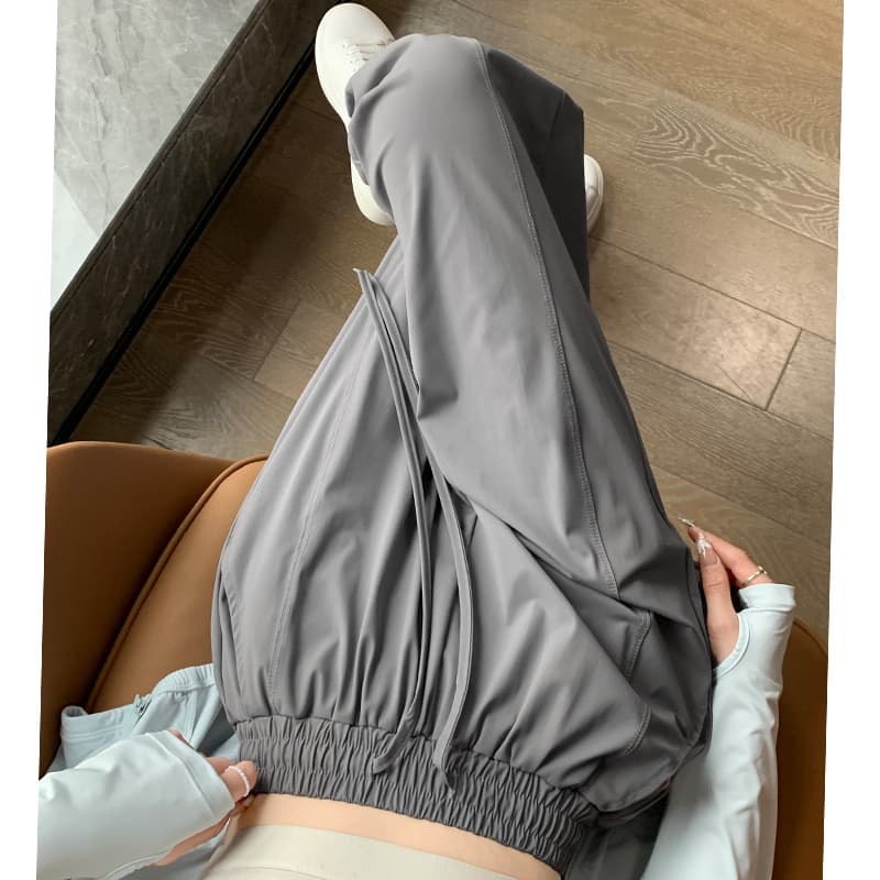 フレアパンツ ゆったりドレープフレアパンツ